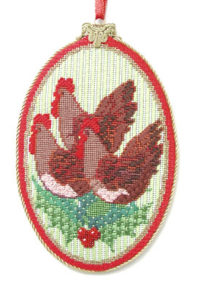 Three French Hens Ornament