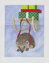 Hedgehog Pulling Sled