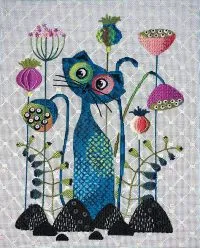 Blue Cat in the Jungle