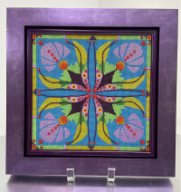 Teal Flower Tiles