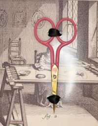Pink Golden Forge Scissors
