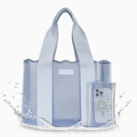 Blue Transparent Jelly Tote